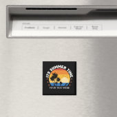 Es ist Sommerzeit Tropical Sunset Design Magnet (In Situ (Geschirrspüler))