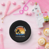 Es ist Sommerzeit Tropical Sunset Design Pappteller (Party)