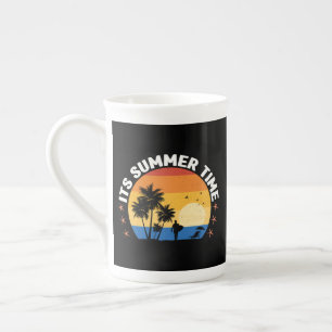 Es ist Sommerzeit Tropical Sunset Design Porzellantasse
