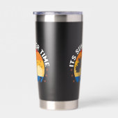 Es ist Sommerzeit Tropical Sunset Design Thermobecher (Rechts)