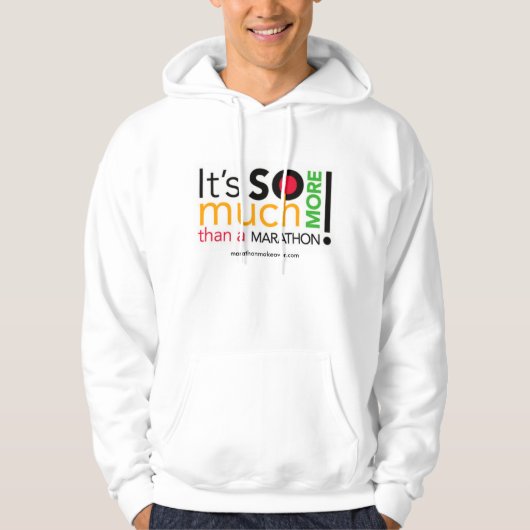 Es ist soviel mehr! Hoodie (Vorderseite)