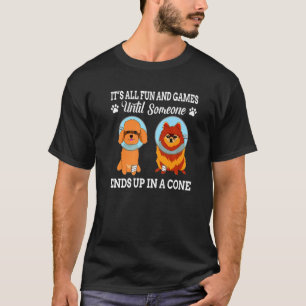 Es ist Spaß und Spiele, bis jemand in Cone Vet auf T-Shirt