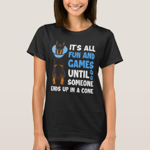 Es ist Spaß und Spiele, bis jemand in einem Kon is T-Shirt