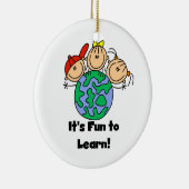 Es ist Spaß zu lernen Keramikornament (Rechts)