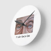 Es ist später, als du denkst runde wanduhr (Winkel)