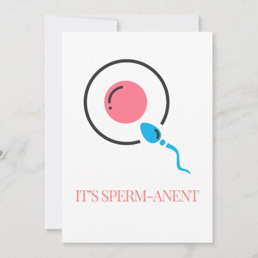 Es ist Sperm-anet Feiertagskarte (Vorderseite)