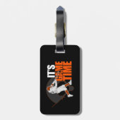 Es ist Spielzeit - Baseball Gepäckanhänger (Rückseite vertikal)