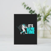 Es ist Spielzeit - Baseball Postkarte (Stehend Vorderseite)