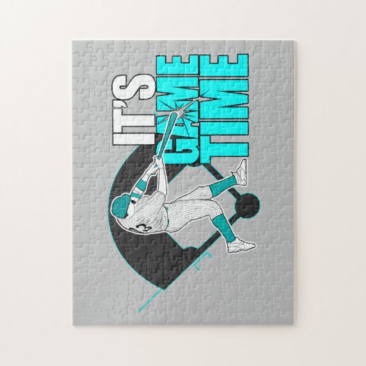 Es ist Spielzeit - Baseball Puzzle (Vertikal)