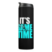 Es ist Spielzeit - Baseball Thermosbecher (Nach rechts gedreht)