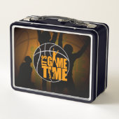 Es ist Spielzeit - Gelb Metall Brotdose (Rückseite)