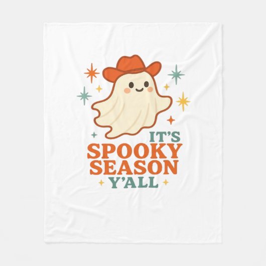 Es ist Spooky Season Y’all Cowboy Boo Fleecedecke