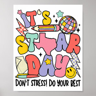 Es ist Sternentag nicht Stress Do Your Best Test D Poster