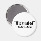 Es ist stumpf magnet (Vorderseite/Rückseite)