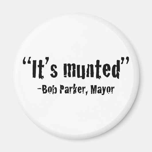 Es ist stumpf magnet (Vorne)