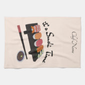 Es ist Sushi Time, Sushi Geschirrtuch (Horizontal)
