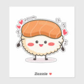 Es ist Sushi-Zeit, Sushi Aufkleber (Blatt)