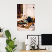 Es ist süß, nichts zu tun von Waterhouse Poster (Heimbüro)