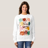 Es ist Sweater Weather Herbst Niedlich Sweatshirt (Vorne ganz)