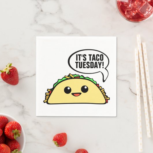 Es ist Taco Dienstag Serviette (Beispiel)