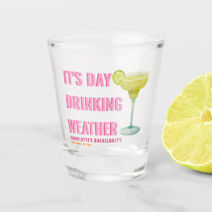 Es ist Tag trinken Wetter Individuelle Name Bachel Schnapsglas