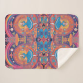 Es ist Tea Time Alice Sherpadecke (Vorderseite (Horizontal))