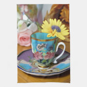 Es ist Tea Time Geschirrtuch (Vertikal)