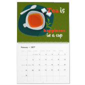Es ist Tea Time| Mauerkalender 2021 Kalender (Feb 2027)
