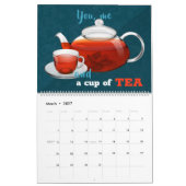 Es ist Tea Time| Mauerkalender 2021 Kalender (Mär 2027)