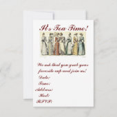 Es ist Tea Time! - Party Einladung (Rückseite)