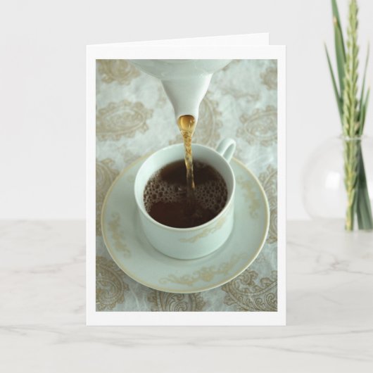 Es ist Teatime Karte (Vorderseite)