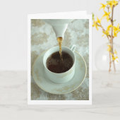 Es ist Teatime Karte (Gelbe Blume)