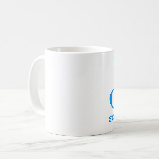 Es ist Tee-Uhr-irgendwo Tasse (Vorderseite Links)