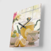 "Es ist Tee-Zeit-" Wanduhr (Winkel)