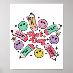 Es ist Testtag Yall Teacher Team Staat Testing Wom Poster
