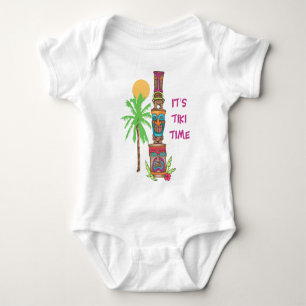 Es ist Tiki Zeit Baby Strampler