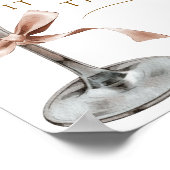 Es ist Tini Time Funny Espresso Martini Bar Sign Poster (Ecke)