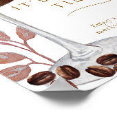 Es ist Tini Time Funny Espresso Martini Bar Sign Poster (Ecke)