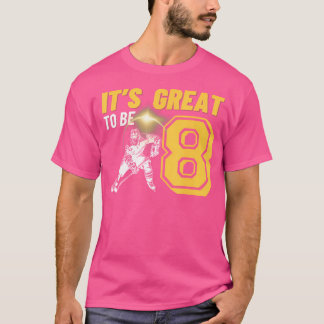 Es ist toll, acht Jungs Eishockey 8. Geburtstag zu T-Shirt