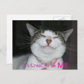 Es ist toll, ich zu sein postkarte (Vorne/Hinten)