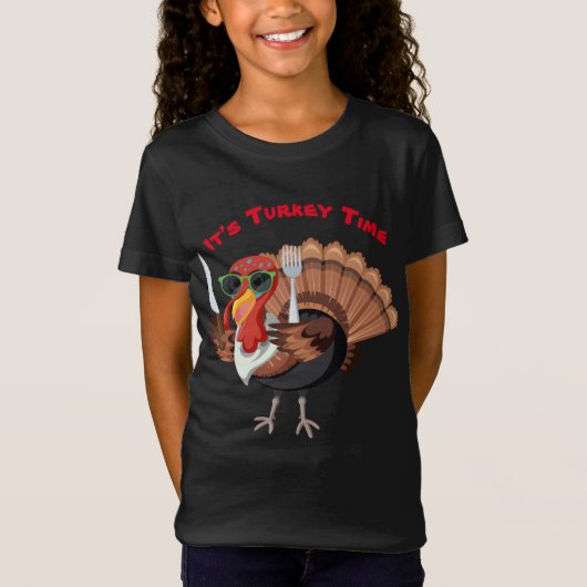 Es ist Türkei Time Girls T - Shirt (Vorderseite)