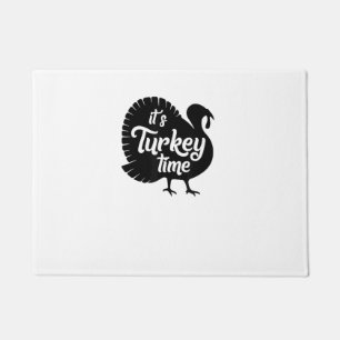 Es ist Türkei Zeit Shirt _ Niedlicher Erntedank Ja Fußmatte