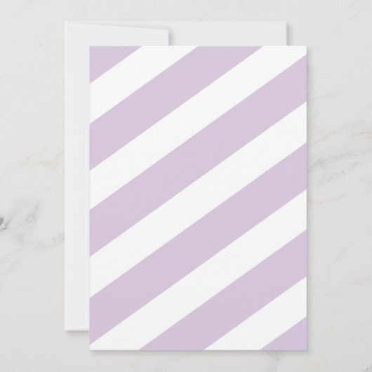 Es ist Twins Baby Shower Gender Reveal Lila Einlad Einladung (Rückseite)