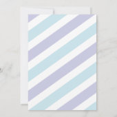 Es ist Twins Boys Baby Shower Gold & Blue Invite Einladung (Rückseite)