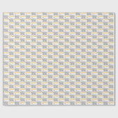 Es ist Twins Elephant Gift Wrap, Twins Baby Shower Geschenkpapier (Flach)