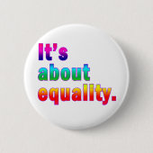 Es ist über Gleichheits-Recht der Button (Vorderseite)