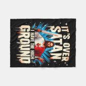 Es ist über Satan, ich habe den hohen Boden glückl Fleecedecke (Vorderseite (Horizontal))