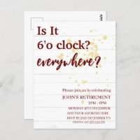 Es ist überall 6 Uhr, wo lustige Vorsorgeübungen