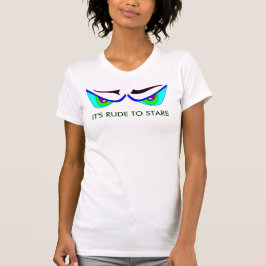 ES ist UNHÖFLICH, ANZUSTARREN MONSTER-AUGEN-T - T-Shirt