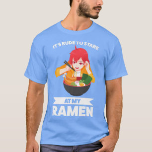 Es ist unhöflich, auf meinem Ramen Ramen Japanisch T-Shirt